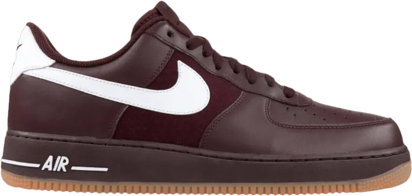  Nike Air Force 1 &#039;07 &#039;Deep Burgundy Gum&#039;