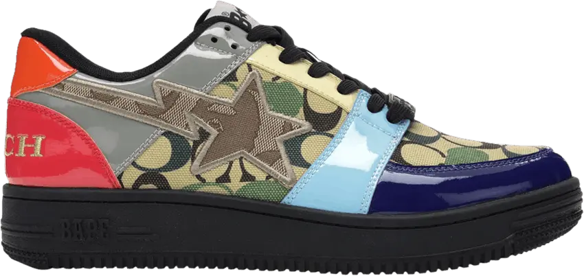  Coach x Bapesta Low &#039;Camo Multi&#039;