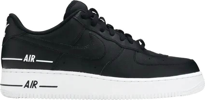  Nike Air Force 1 Low Double Air Low Black White