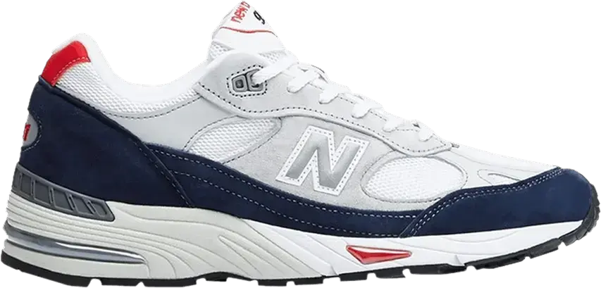  New Balance 991 Grey Navy Red