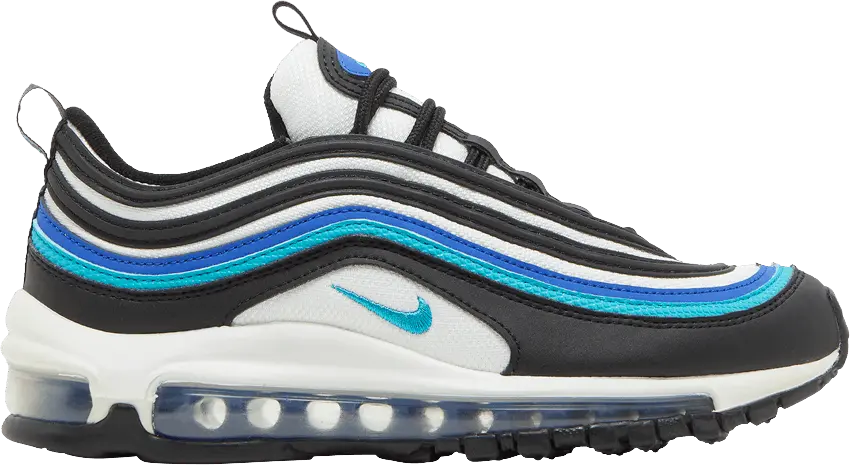  Nike Air Max 97 Black Hyper Blue Oracle Aqua (GS)