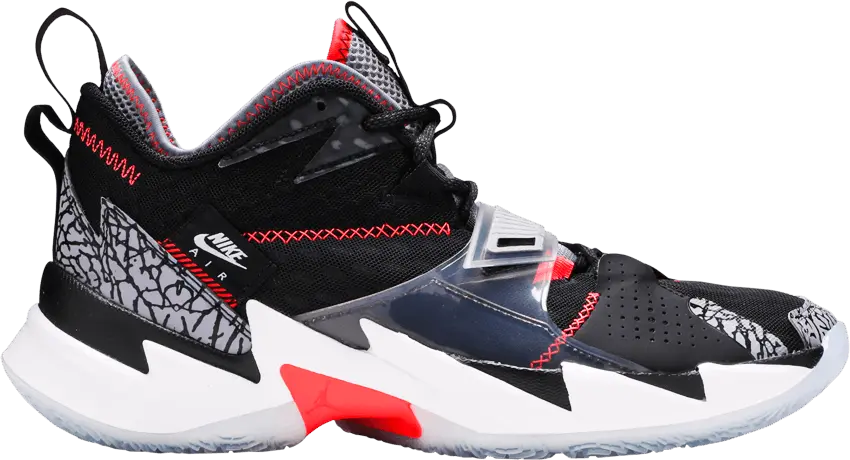  Jordan Why Not Zer0.3 PF &#039;Black Cement&#039;