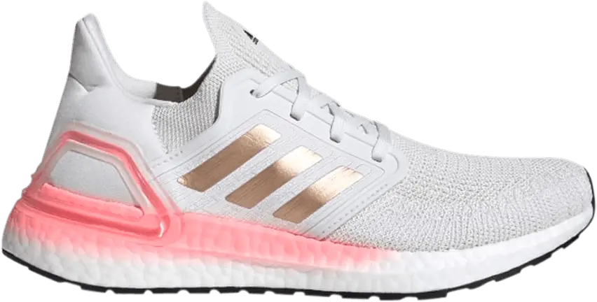  Adidas adidas Ultra Boost 20 White Copper Flash Red (Women&#039;s)