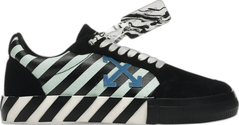  Off-White OFF-WHITE Vulc Low Black Blue Arrow