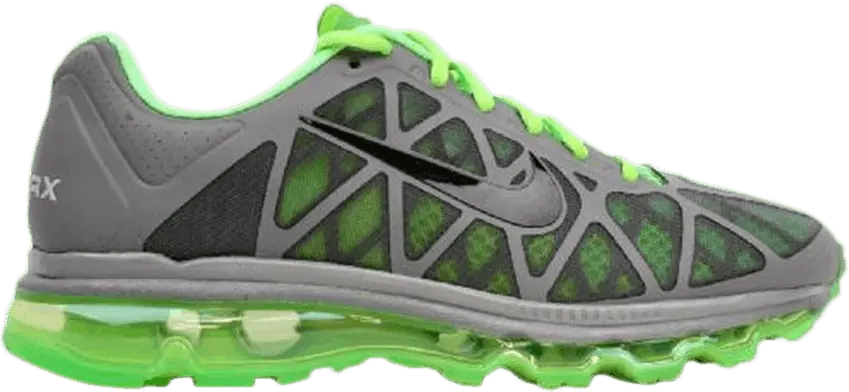  Nike Air Max+ 2011 &#039;Cool Grey Neon Lime&#039;