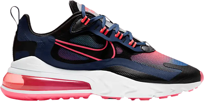  Nike Air Max 270 React Midnight Navy Hyper Pink (Women&#039;s)