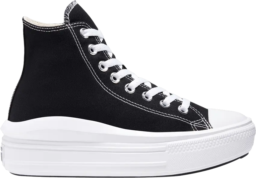  Converse Chuck Taylor All-Star Move Hi Black (Women&#039;s)