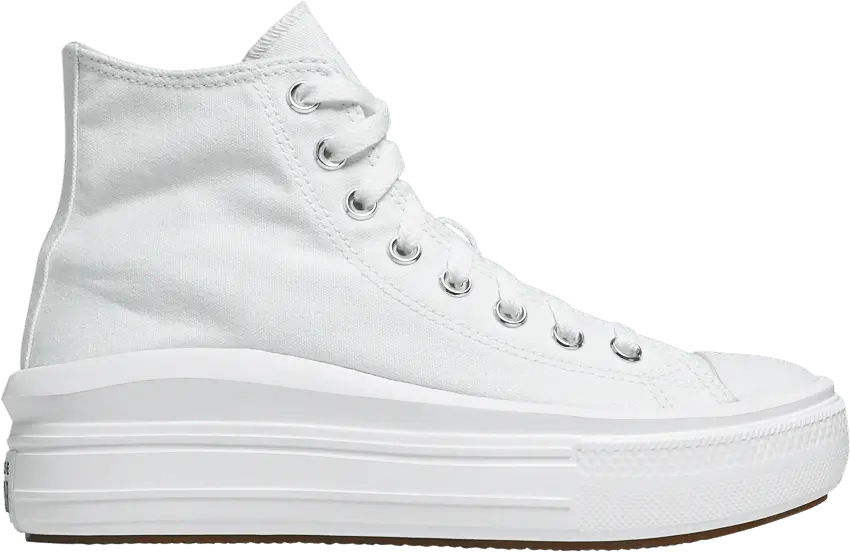  Converse Chuck Taylor All-Star Move Hi White (Women&#039;s)