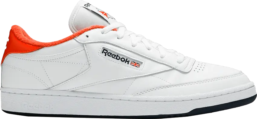  Reebok Club C 85 Eric Emanuel White Orange Navy