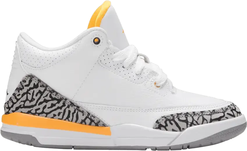  Jordan 3 Retro Laser Orange (PS)