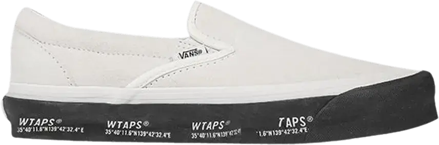  Vans Slip-On WTAPS White Black