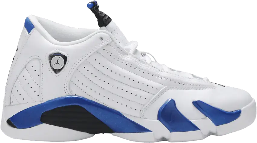  Jordan 14 Retro White Hyper Royal (GS)