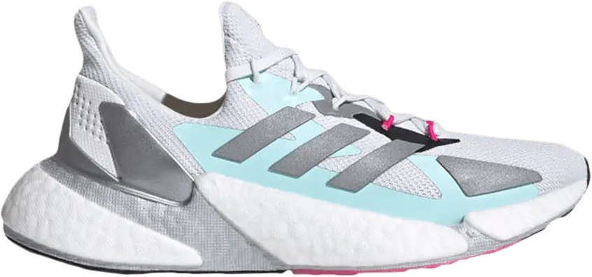  Adidas adidas X9000L4 Crystal White Silver Metallic (Women&#039;s)