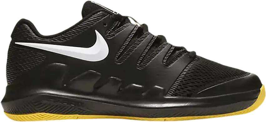  Nike Court Vapor X GS &#039;Black Speed Yellow&#039;