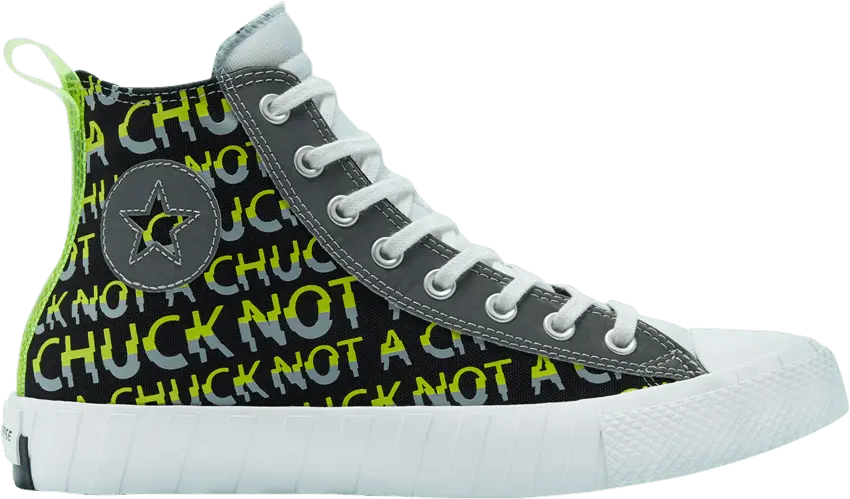  Converse Not A Chuck Hi Hi-Vis Black Lemon Venom