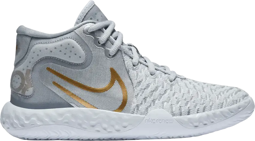  Nike KD Trey 5 VIII GS &#039;Metallic Silver Gold&#039;