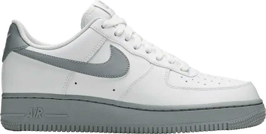  Nike Air Force 1 07 White Grey Sole