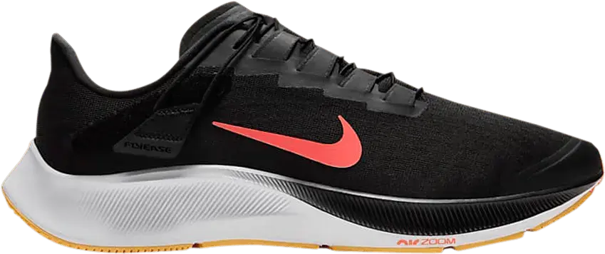  Nike Air Zoom Pegasus 37 FlyEase &#039;Black Bright Mango&#039;