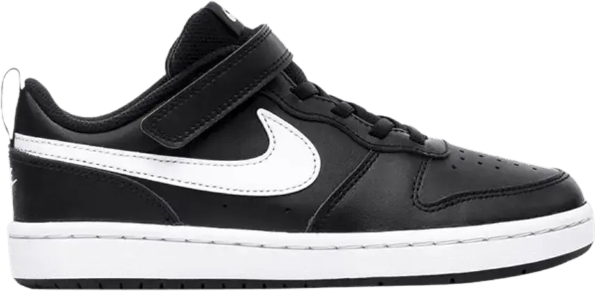  Nike Court Borough Low 2 Black White (PS)