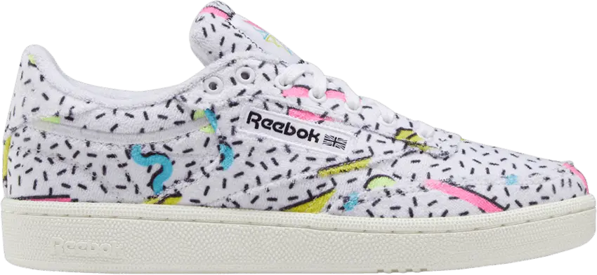  Reebok Wmns Club C 85 &#039;Beach Towel Allover Print&#039;