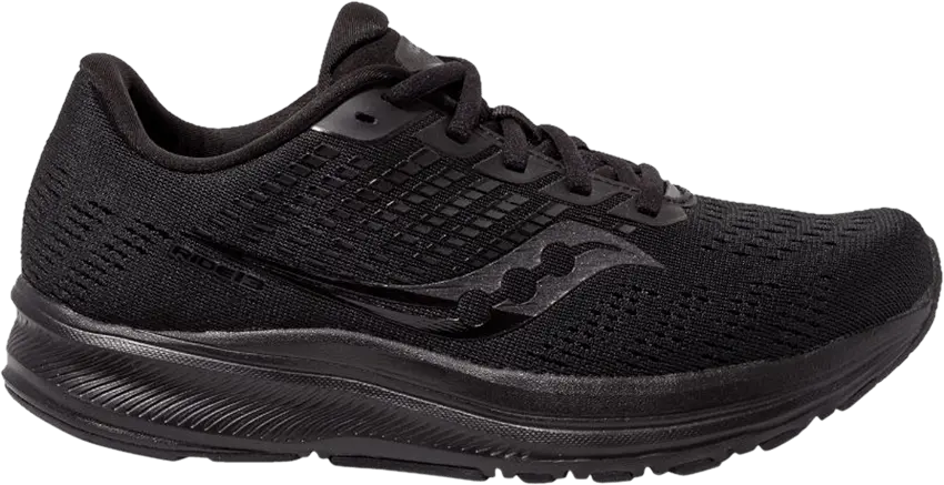  Saucony Wmns Ride 13 &#039;Triple Black&#039;