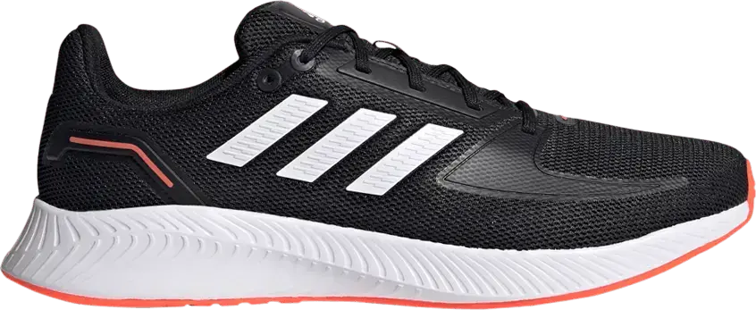  Adidas Runfalcon 2.0 &#039;Black Solar Red&#039;