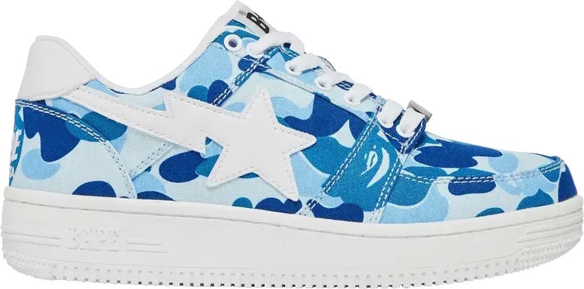  Bapesta Low &#039;20th Anniversary - Blue ABC Camo&#039;