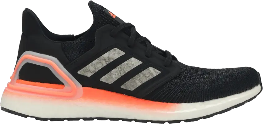  Adidas adidas Ultra Boost 20 Core Black Signal Coral