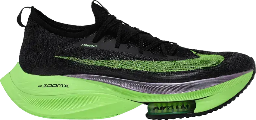  Nike Air Zoom Alphafly Next% Black Electric Green