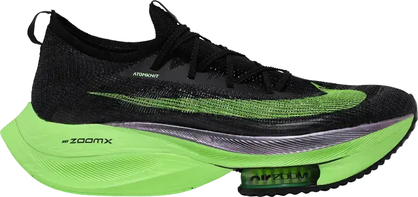 Nike Air Zoom Alphafly Next% Black Electric Green