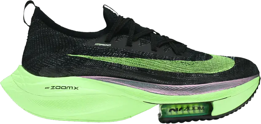  Nike Air Zoom Alphafly Next% Black Electric Green (Women&#039;s)