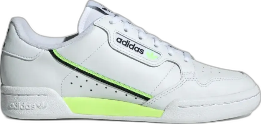  Adidas adidas Continental 80 Cloud White Signal Green (GS)