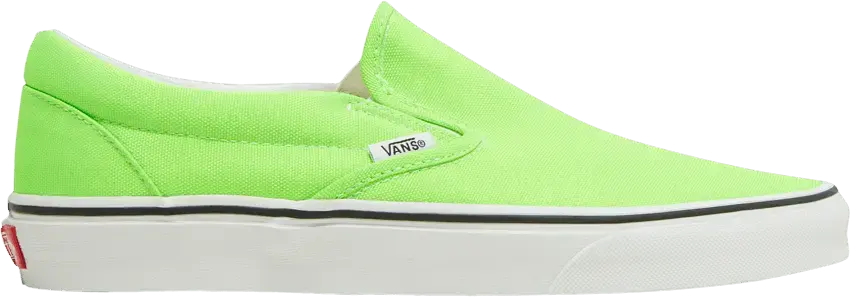  Vans Classic Slip-On Neon Green Gecko