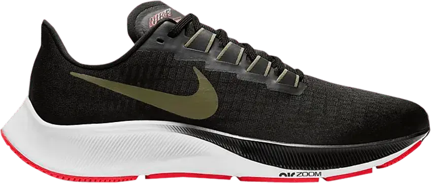  Nike Air Zoom Pegasus 37 Black Olive Aura