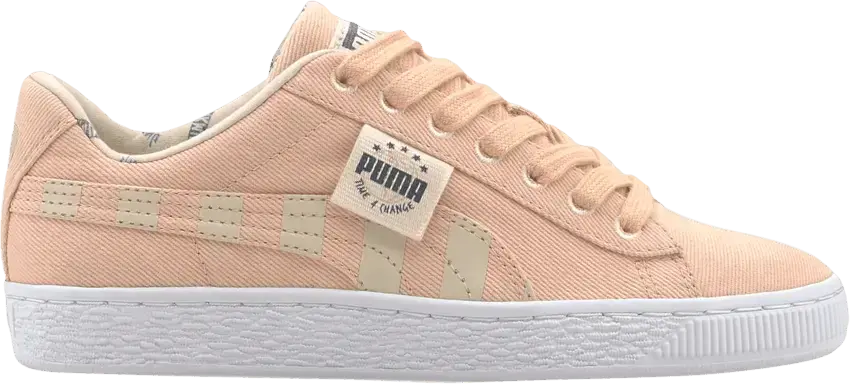  Puma Basket Canvas Jr &#039;TIme 4 Change - Pink Sand&#039;