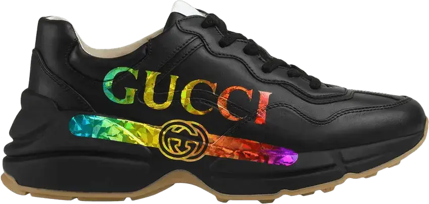  Gucci Rhyton Iridescent Logo (Women&#039;s)