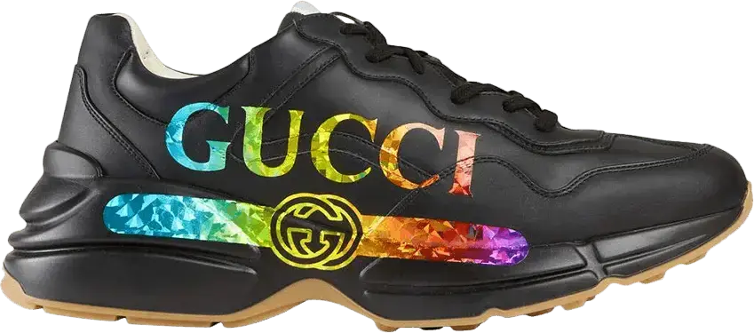  Gucci Rhyton Iridescent Logo