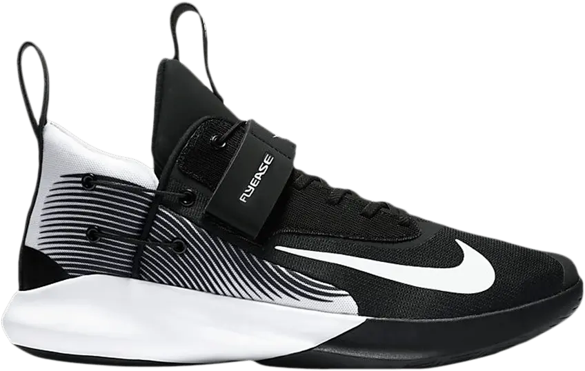 Nike Precision 4 FlyEase Extra Wide &#039;Black White&#039;