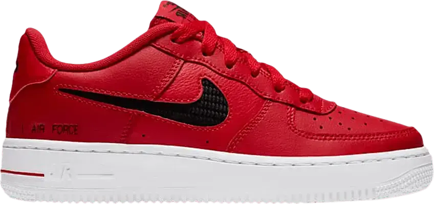  Nike Air Force 1 Low &#039;07 University Red (GS)