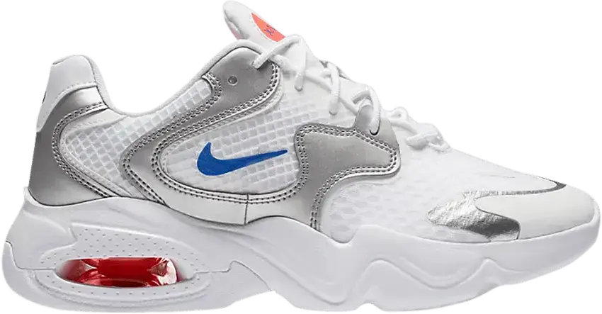  Nike Wmns Air Max 2X &#039;White Metallic Silver&#039;