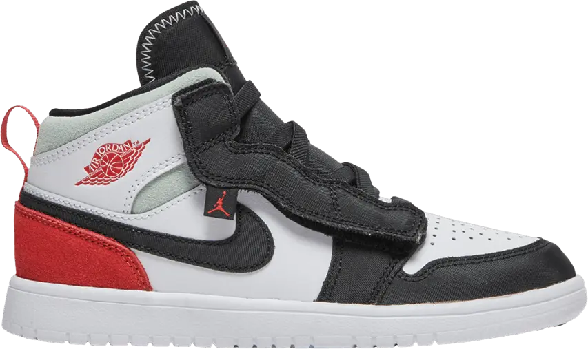  Air Jordan 1 Mid ALT PS &#039;Red Black Toe&#039;