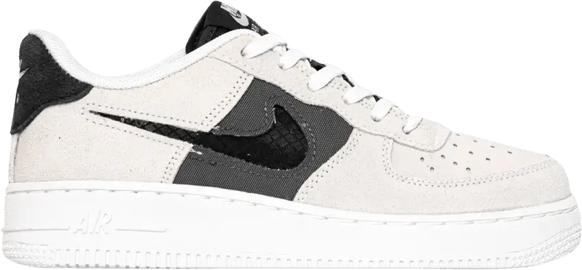  Nike Air Force 1 Low White Iron Grey (GS)
