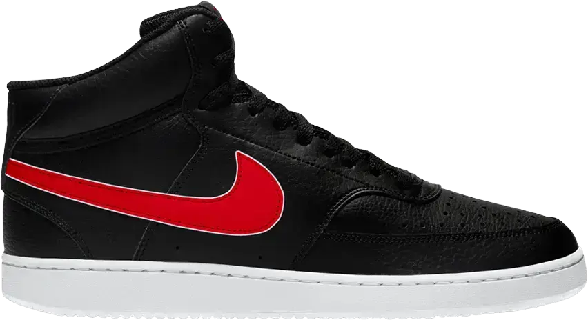  Nike Court Vision Mid &#039;Black University Red&#039;