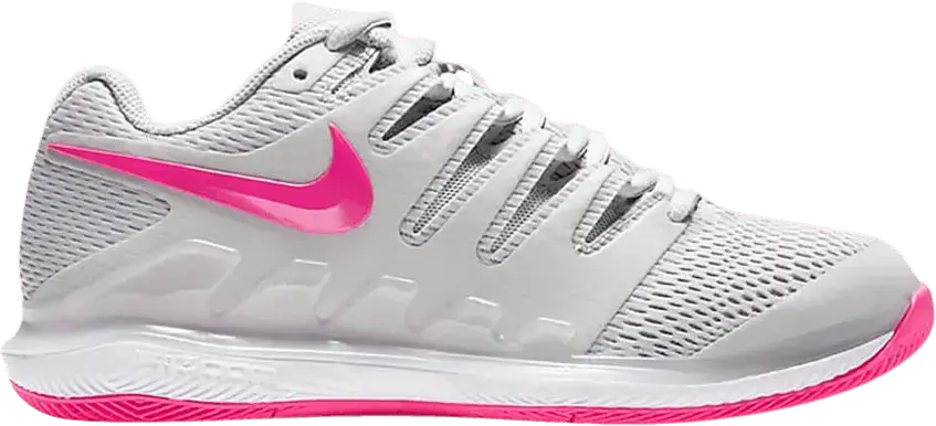  Nike Wmns Court Air Zoom Vapor X HC &#039;Grey Pink Blast&#039;