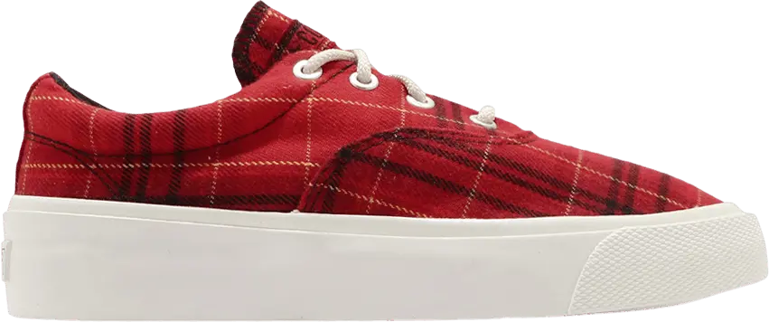 Converse Skid Grip Low &#039;Twisted Plaid - Haute Red&#039;