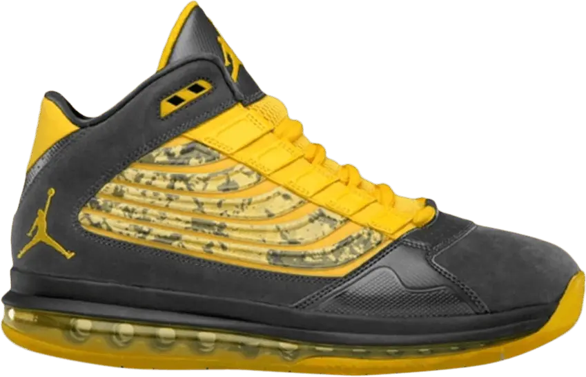  Jordan Big Ups &#039;Anthracite Varsity Maize&#039;