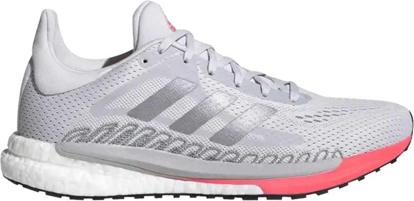  Adidas Wmns SolarGlide 3 &#039;Grey Signal Pink&#039;