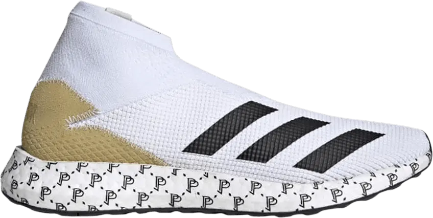  Adidas Paul Pogba x Predator 20.1 Trainers &#039;White Gold Metallic&#039;