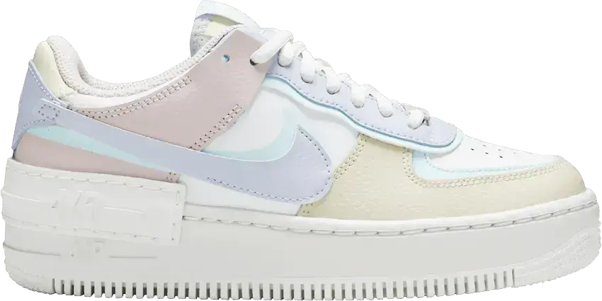  Nike Air Force 1 Low Shadow White Glacier Blue Ghost (Women&#039;s)