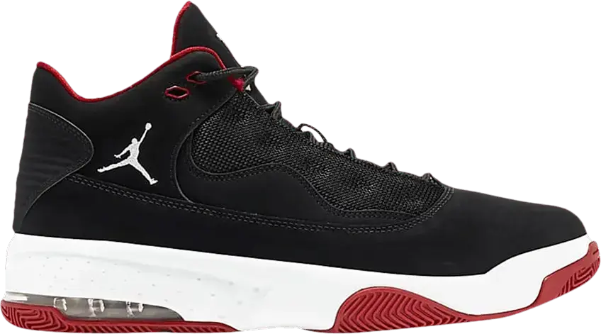  Jordan Max Aura 2 Black Gym Red